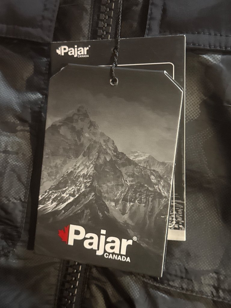 Men's Pajar Canada Packable Camouflage Rain Jacket - New With Tags, Size S/P — image 6 of 7